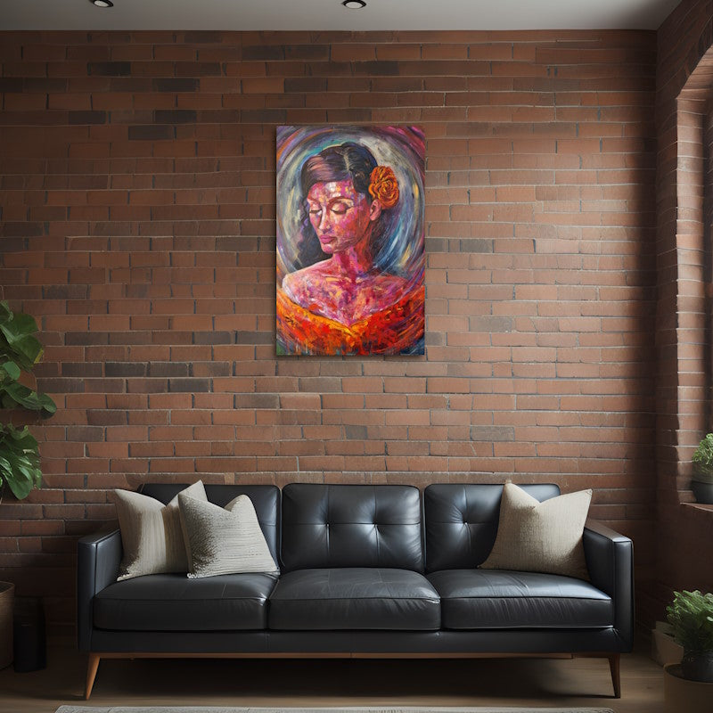 Woman with Flower